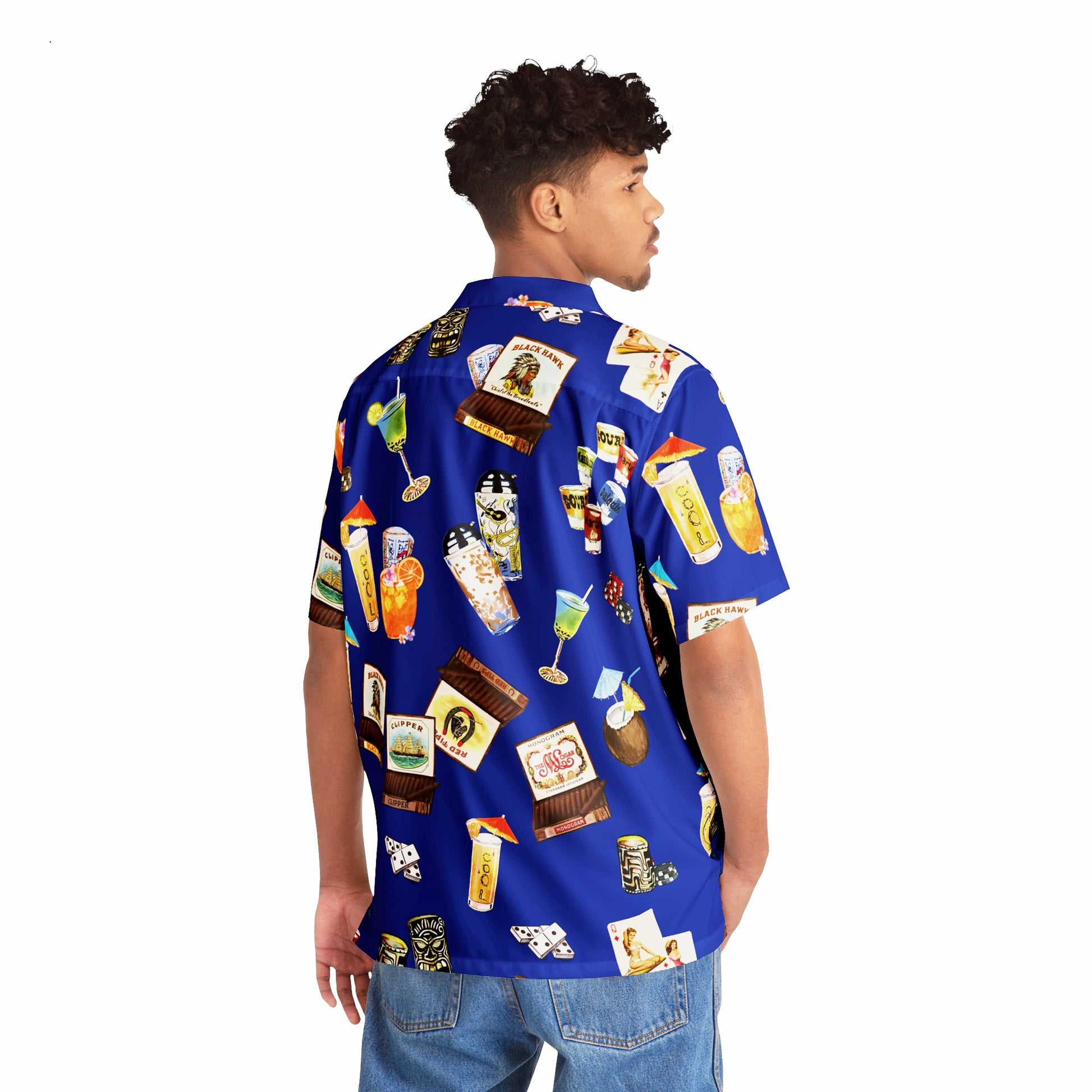 Printify All Over Prints Ash Hawaiian Shirt from Ash vs Evil Dead Movie, Ash Williams Costume Shirt