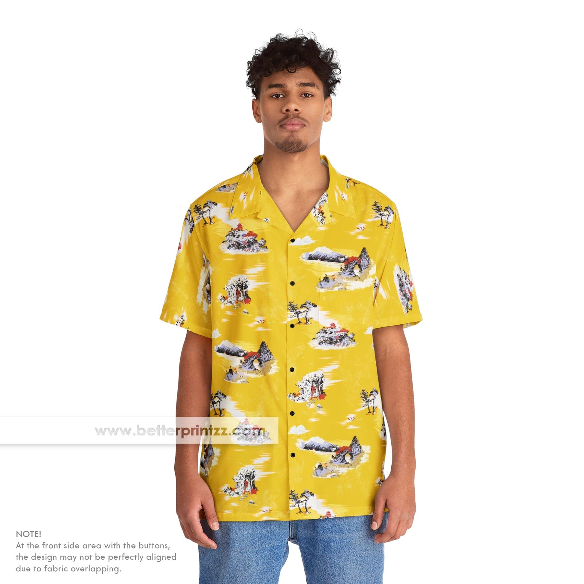 Printify All Over Prints Cliff Booth Hawaiian Shirt from Once Upon a Time in Hollywood Brad Pitt Shirt, Cliff Booth Cosplay