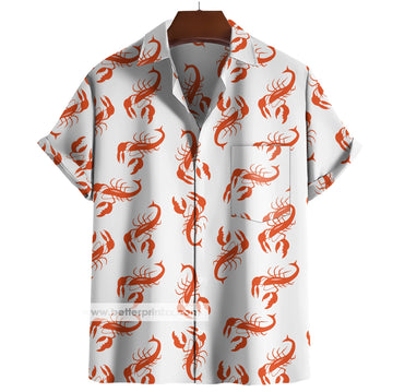 Printify All Over Prints Cosmo Kramer Shirt Lobster Shirt, Seinfeld 90s Costume