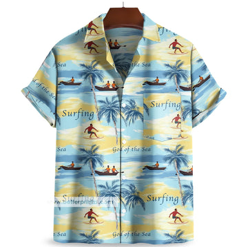 Printify All Over Prints Freddie Mercury Hawaiian Shirt from Photo Shoot with Cat, Freddie Mercury Cosplay
