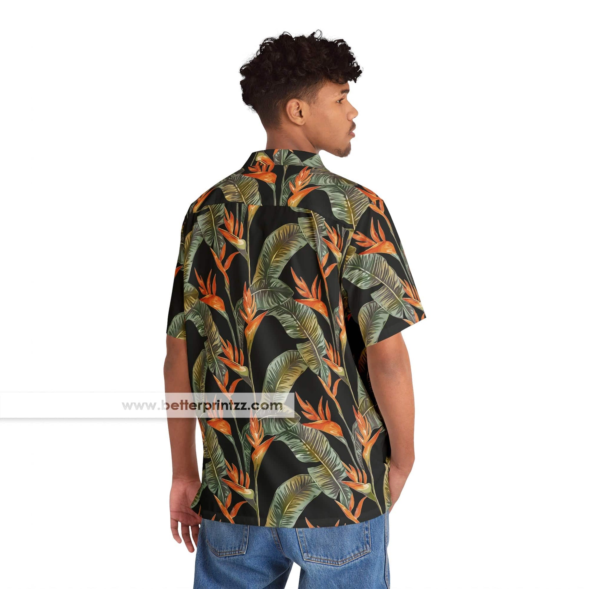 Printify All Over Prints Glenn Frey Miami Vice Hawaiian Shirt from Smugglers Blues, 80s Celebrity Costume Ideas