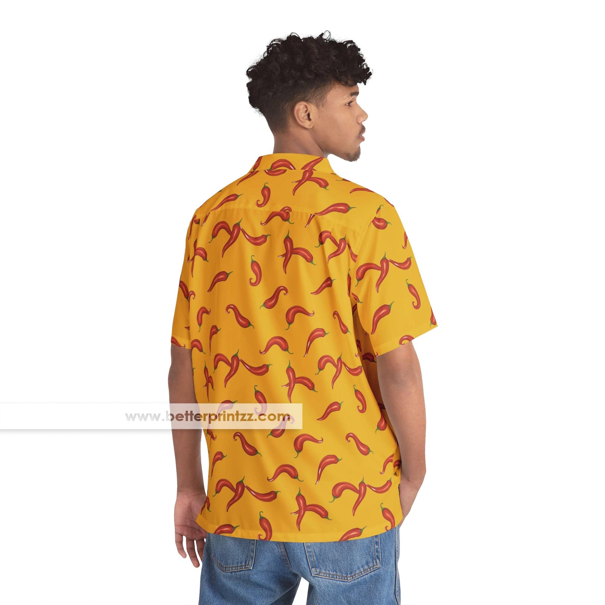Printify All Over Prints Gonzo Costume Shirt, Gonzo Button Shirt, Red Chilli Peppers Hawaiian Shirt