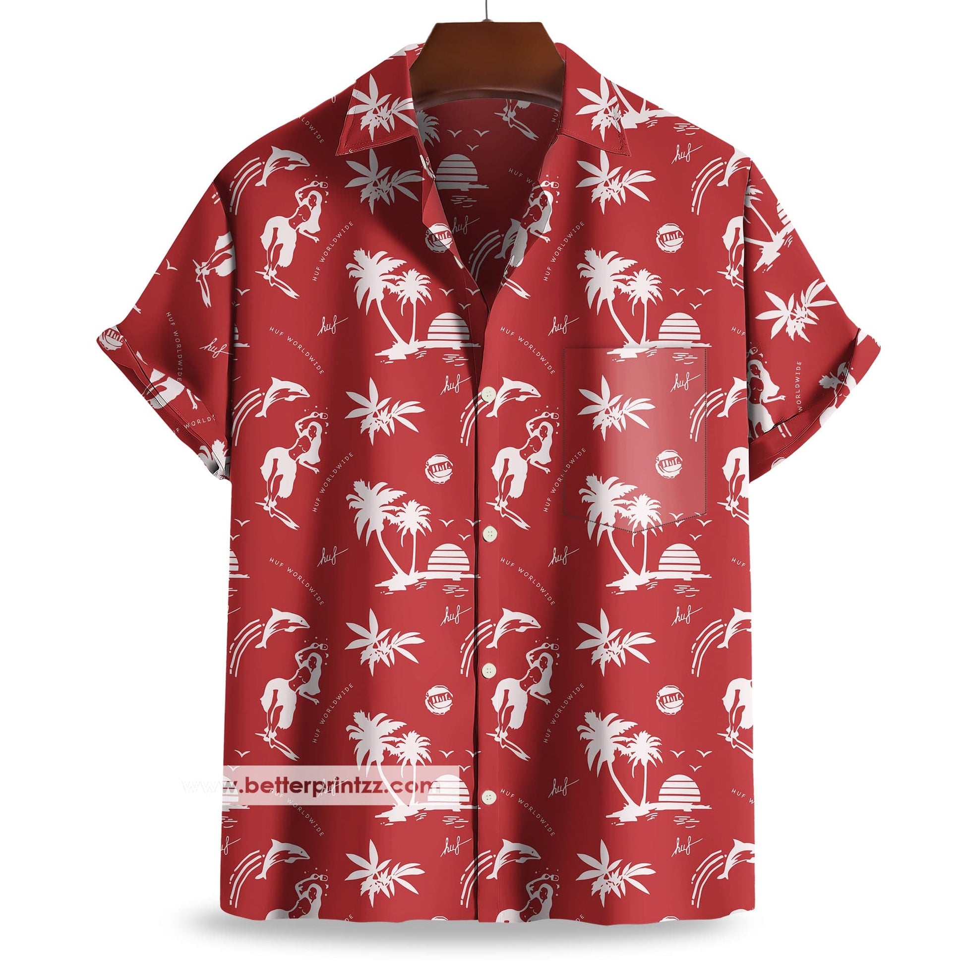 Printify All Over Prints Jonah Hill Hawaiian Shirt from '22 Jump Street' Movie