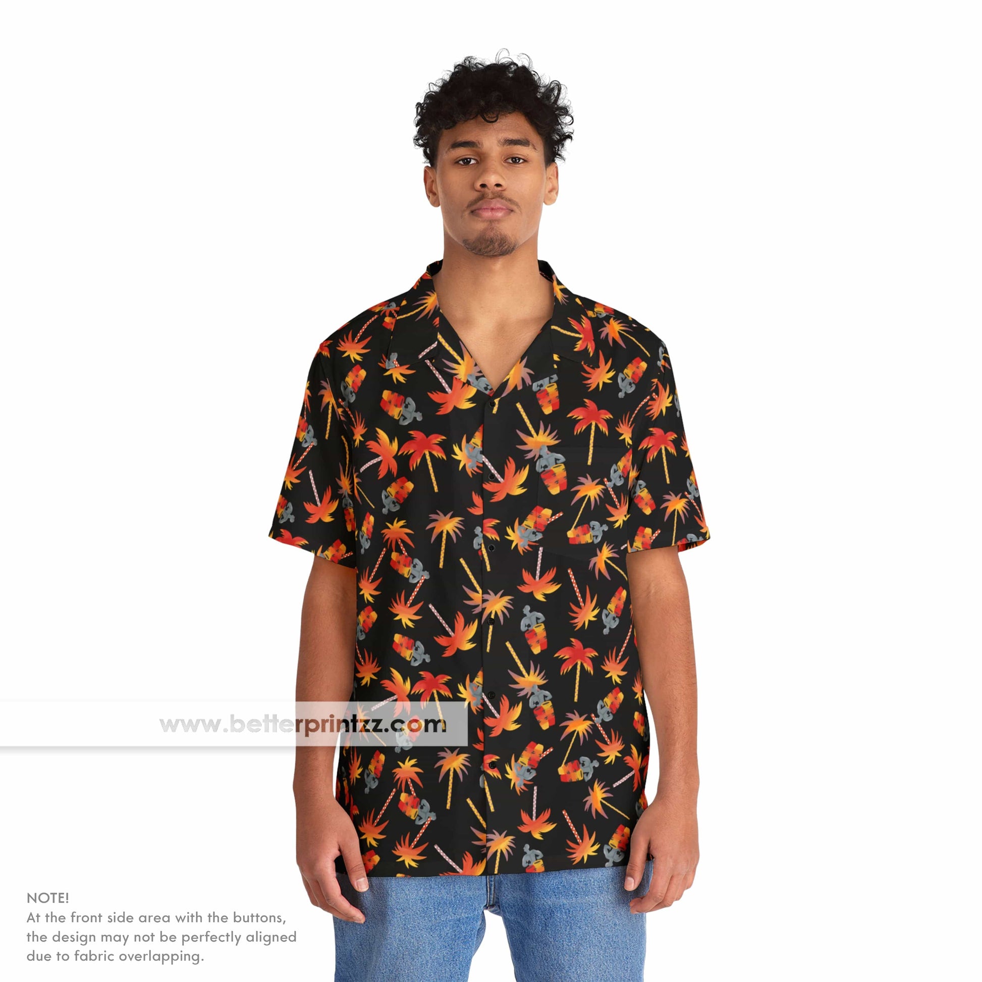 Printify All Over Prints Love Daddy Hawaiian Shirt – Do the Right Thing Samuel L. Jackson Costume