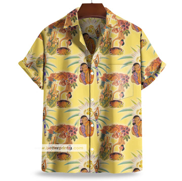 Printify All Over Prints Michael Jackson Hawaiian Shirt from Leave Me Alone Video, Celebrity Cosplay