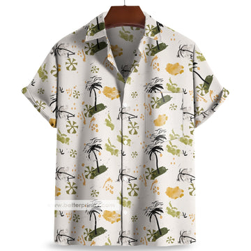 Printify All Over Prints Pablo Escobar Hawaiian Shirt from Narcos Series, Pablo Escobar Costume Shirt