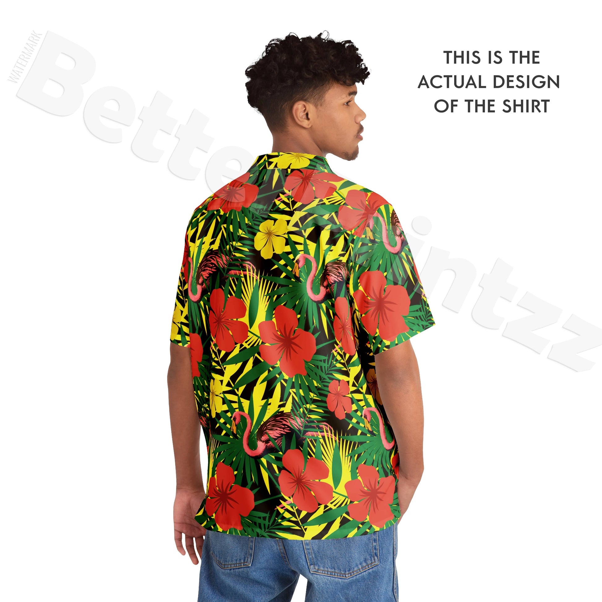 Printify All Over Prints Robin Williams Hawaiian Shirt from 1999 Photoshoot, Robin Williams Costume Shirt