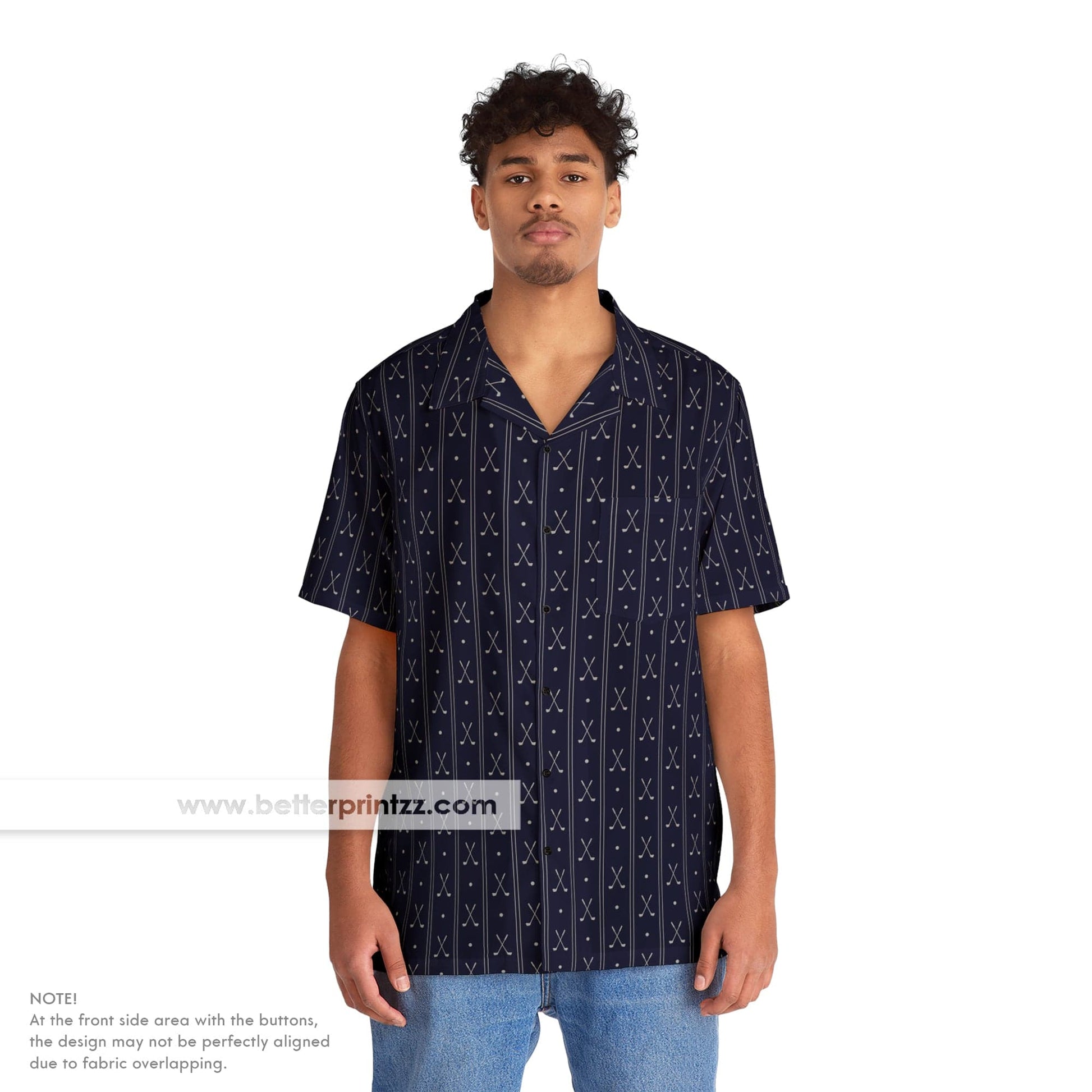 Printify All Over Prints Tony Soprano Hawaiian Shirt, Soprano Golf Clubs Shirt Replica