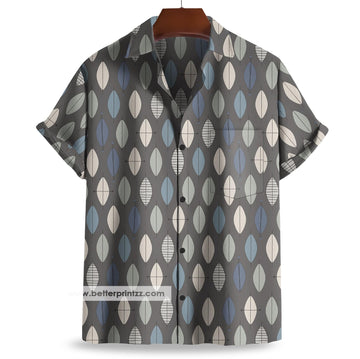 Printify All Over Prints Tony Soprano Hawaiian Shirt, Tony’s Taupe Rhombus Shirt Replica
