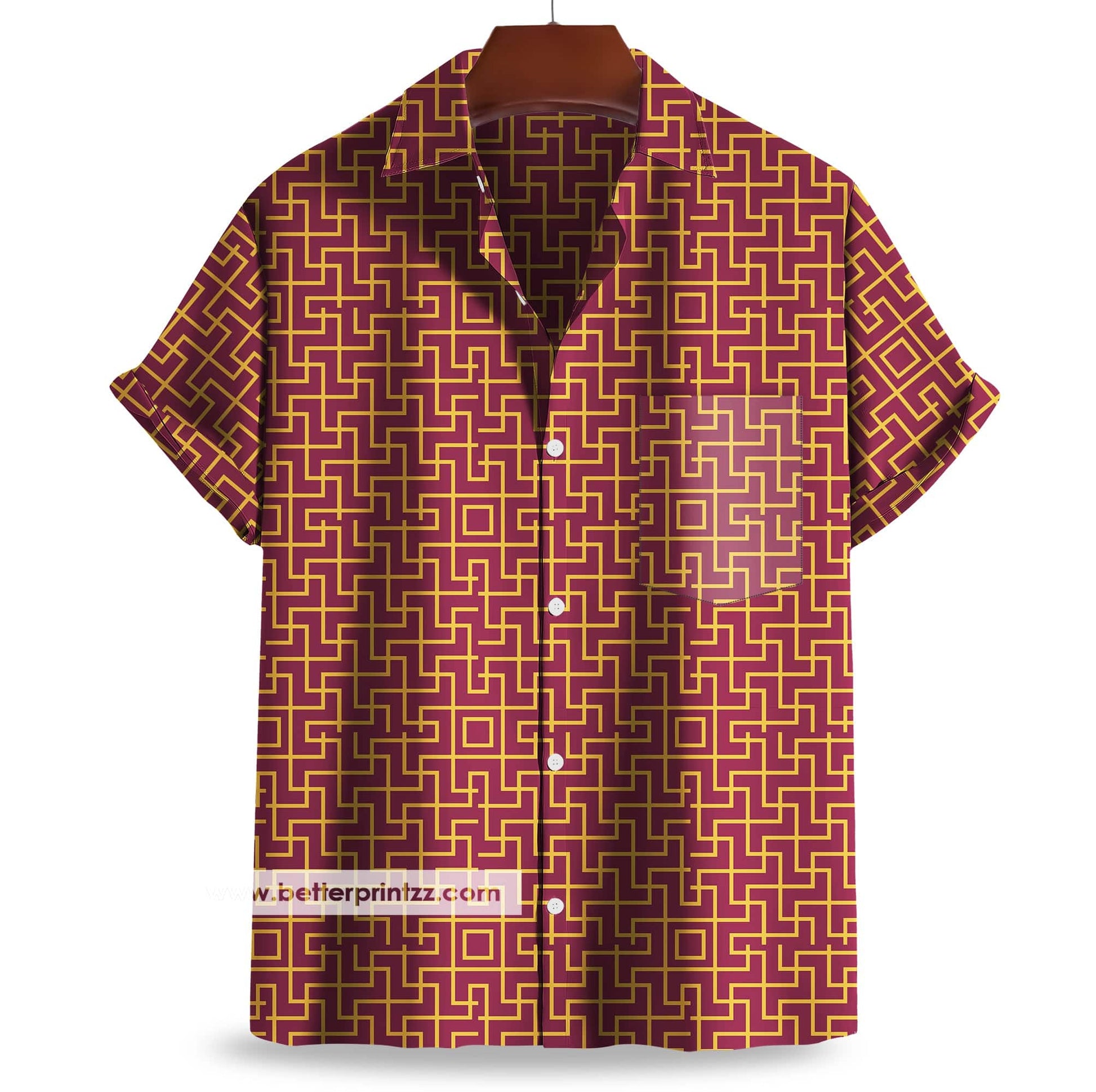 Printify All Over Prints Zheng Hawaiian Shirt Replica, Like a Dragon Infinite Wealth Cosplay