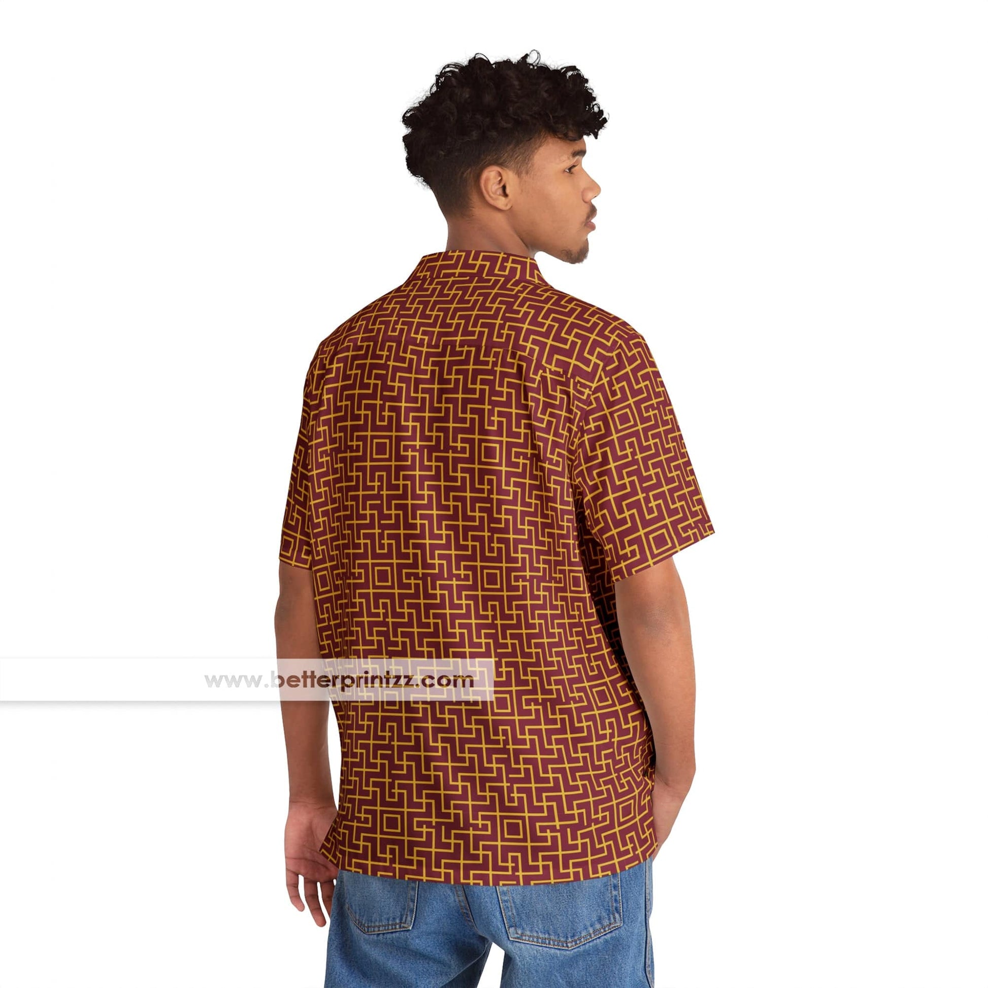Printify All Over Prints Zheng Hawaiian Shirt Replica, Like a Dragon Infinite Wealth Cosplay