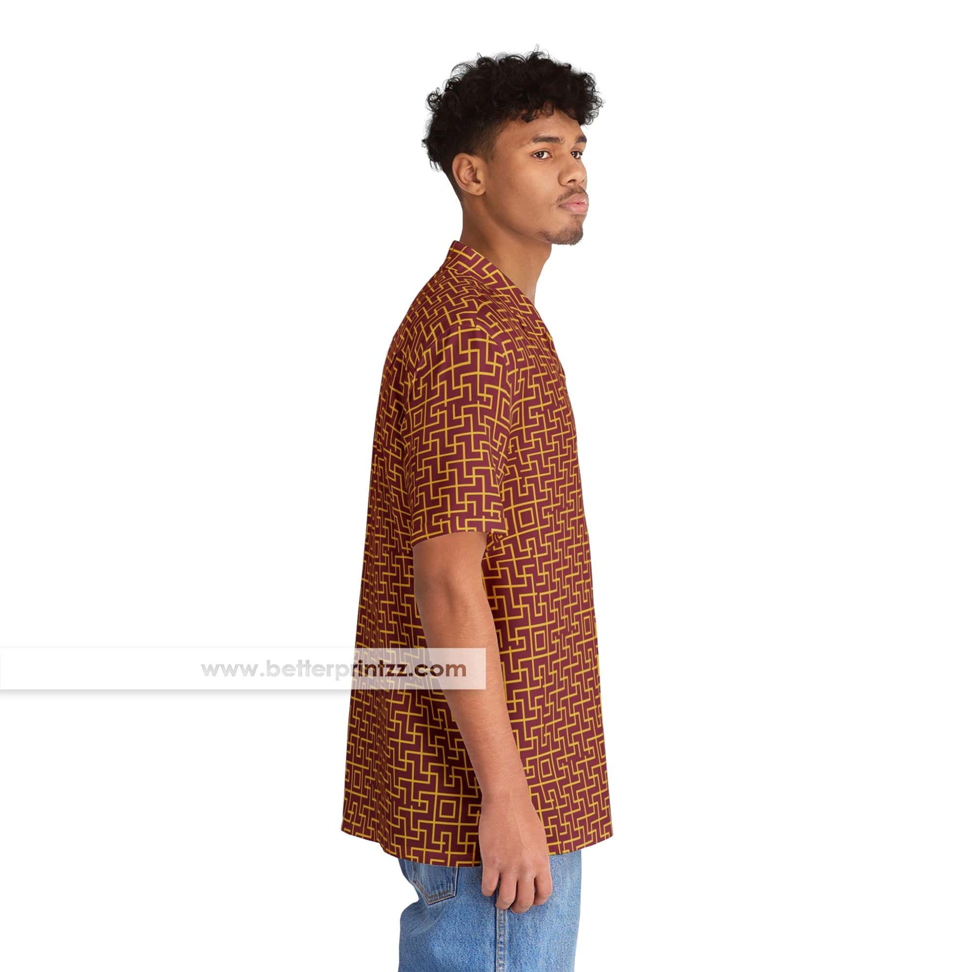 Printify All Over Prints Zheng Hawaiian Shirt Replica, Like a Dragon Infinite Wealth Cosplay