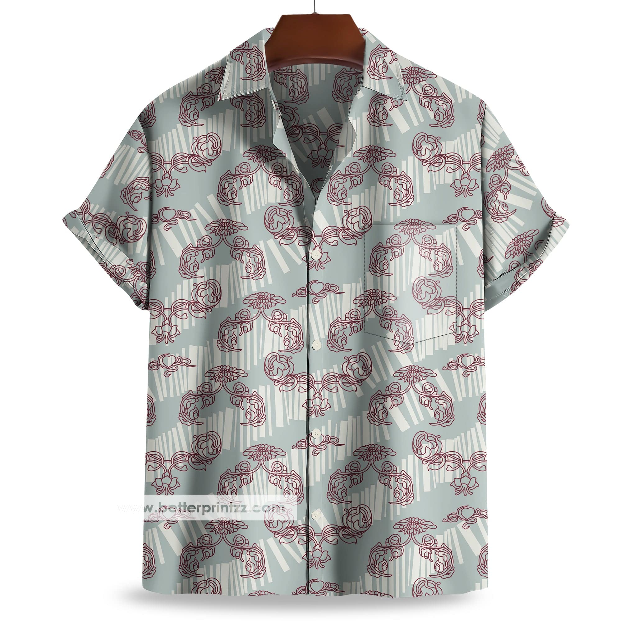 Printify All Over Prints James Bond Hawaiian Shirt, Casino Royale James Bond Cosplay