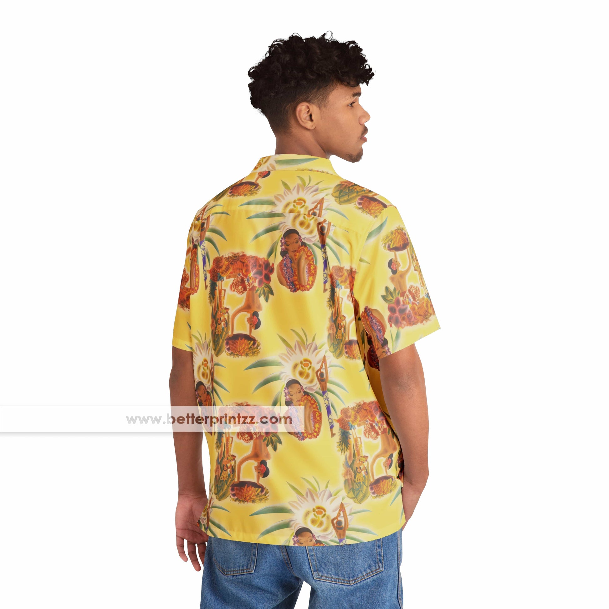 Printify All Over Prints Michael Jackson Hawaiian Shirt from Leave Me Alone Video, Celebrity Cosplay