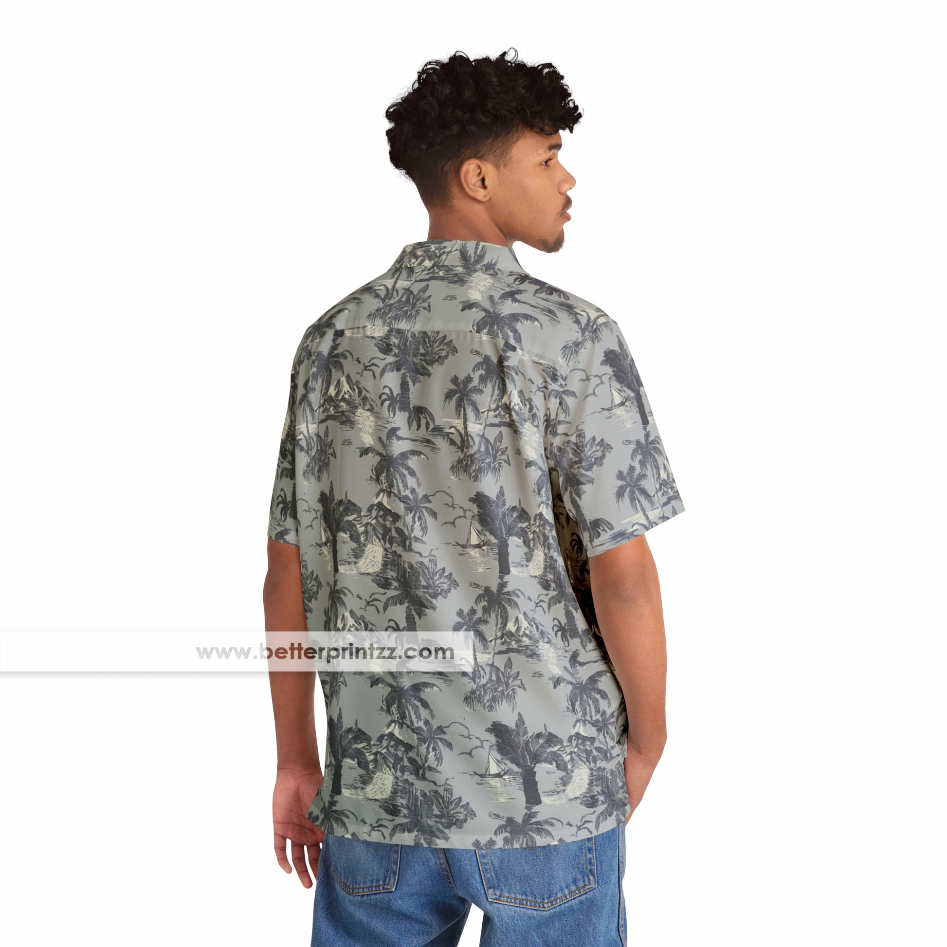 Printify All Over Prints Out of Time Hawaiian Shirt, Denzel Washington Hawaiian Shirt Replica