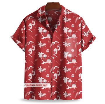 Schmidt Hawaiian Shirt Replica from '22 Jump Street' Movie, Jonah Hill Hawaiian Shirt