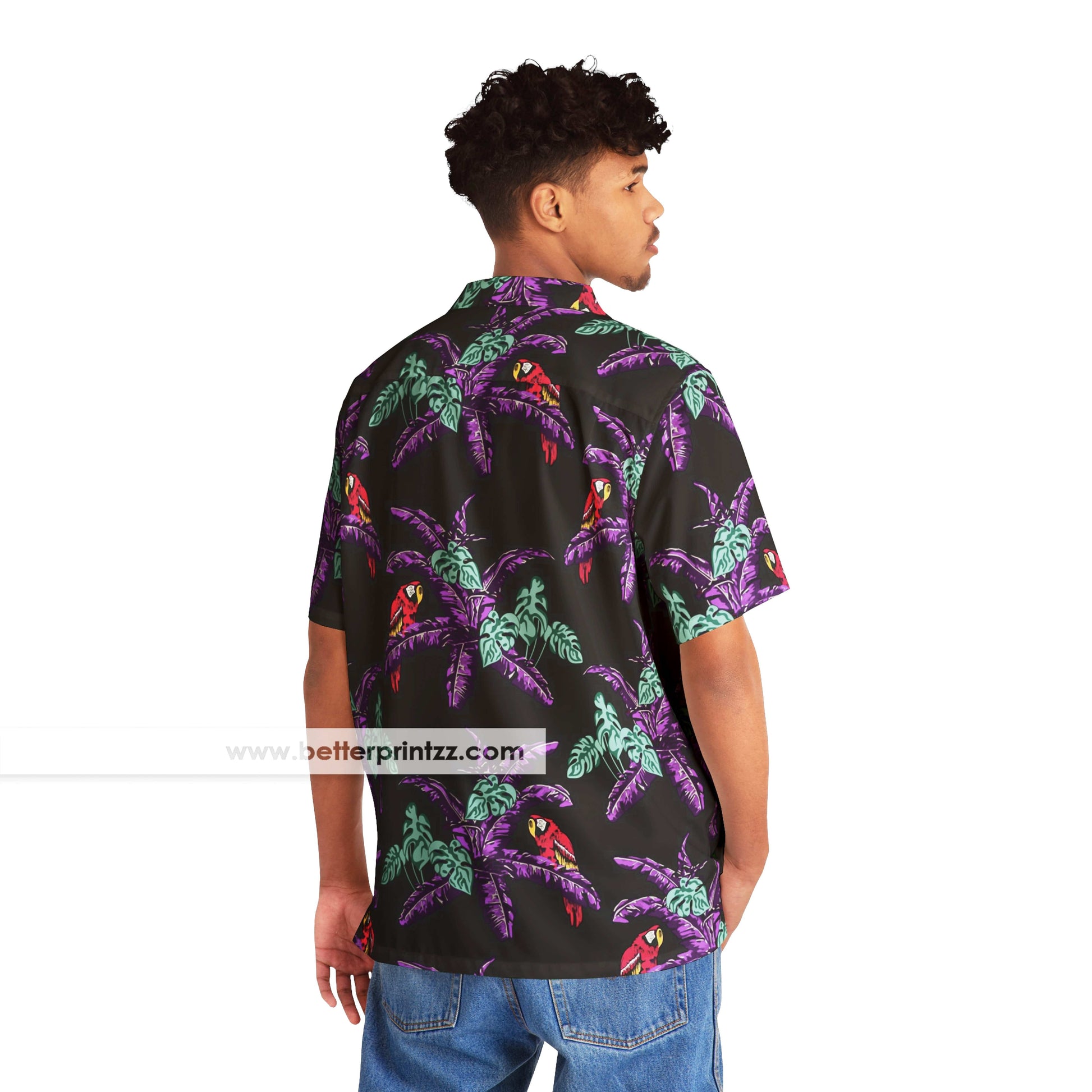 Printify All Over Prints Thomas Magnum Hawaiian Shirt, Magnum PI Hawaiian Shirt Replica