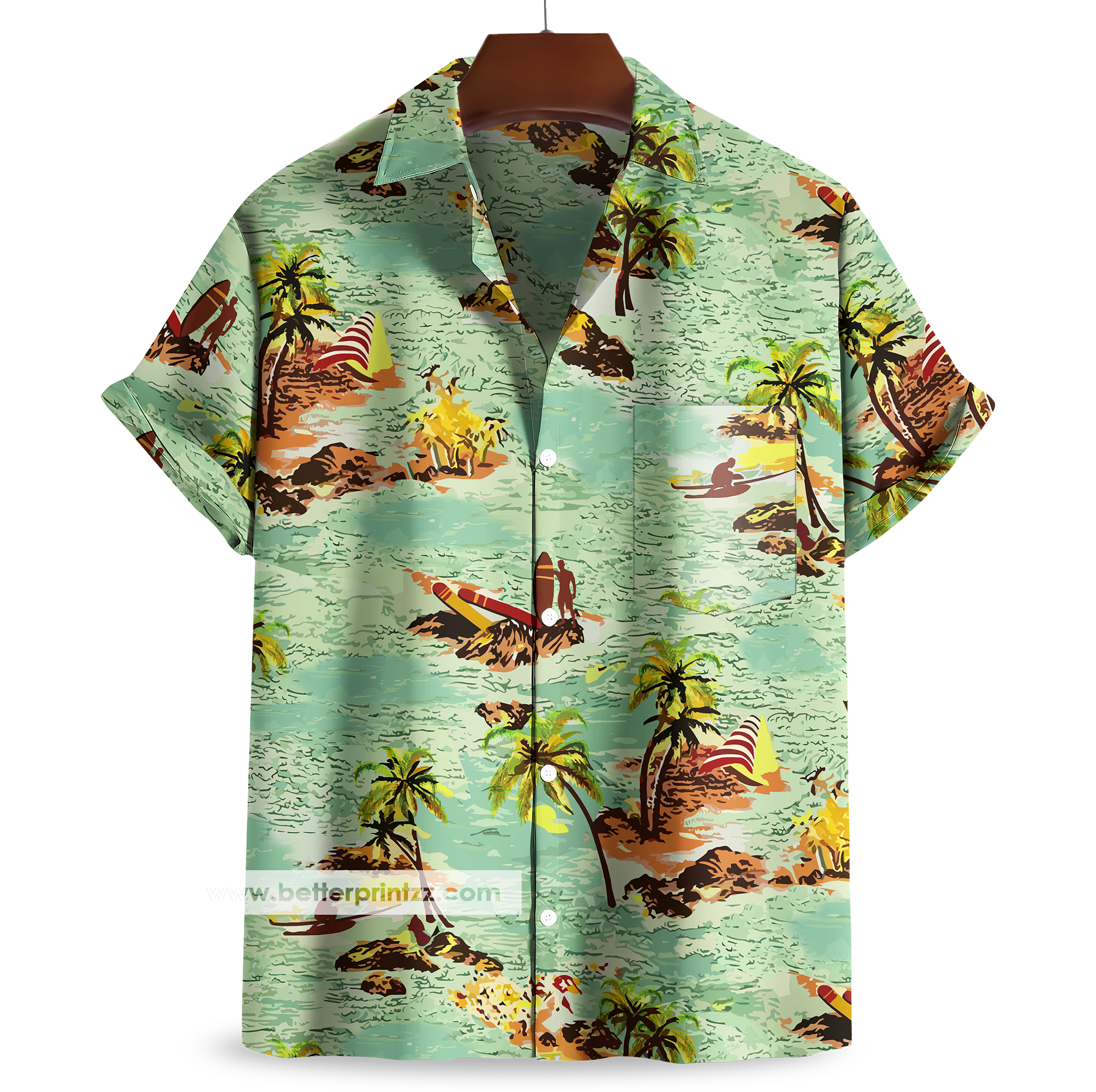 Samuel Brett Hawaiian Shirt replica