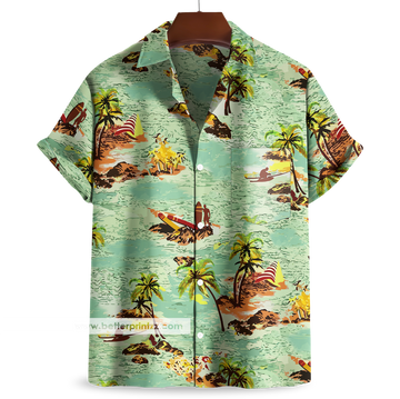 Samuel Brett Hawaiian Shirt replica