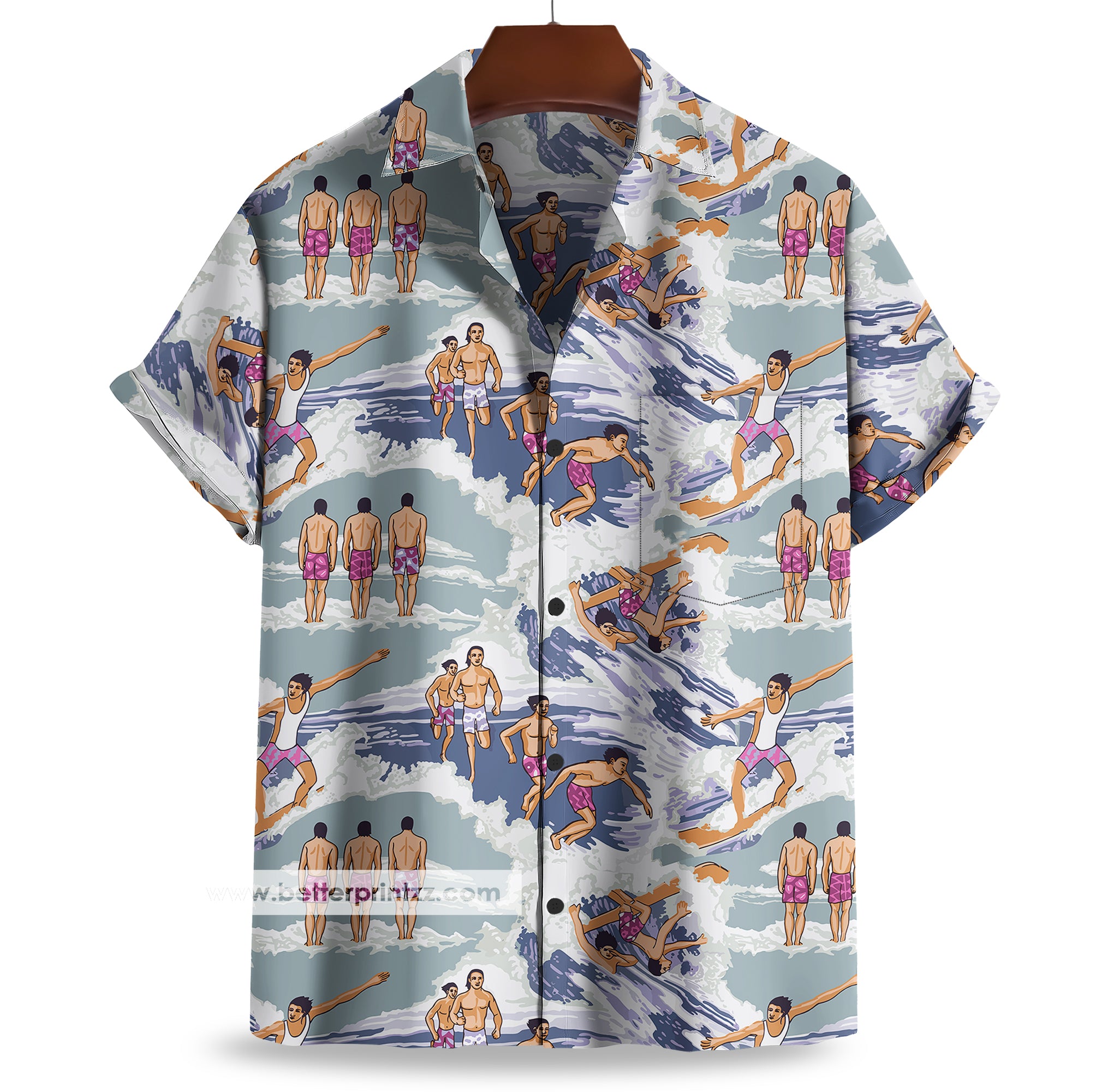 Tim Roth Hawaiian Shirt from Pulp Fiction Cosplay
