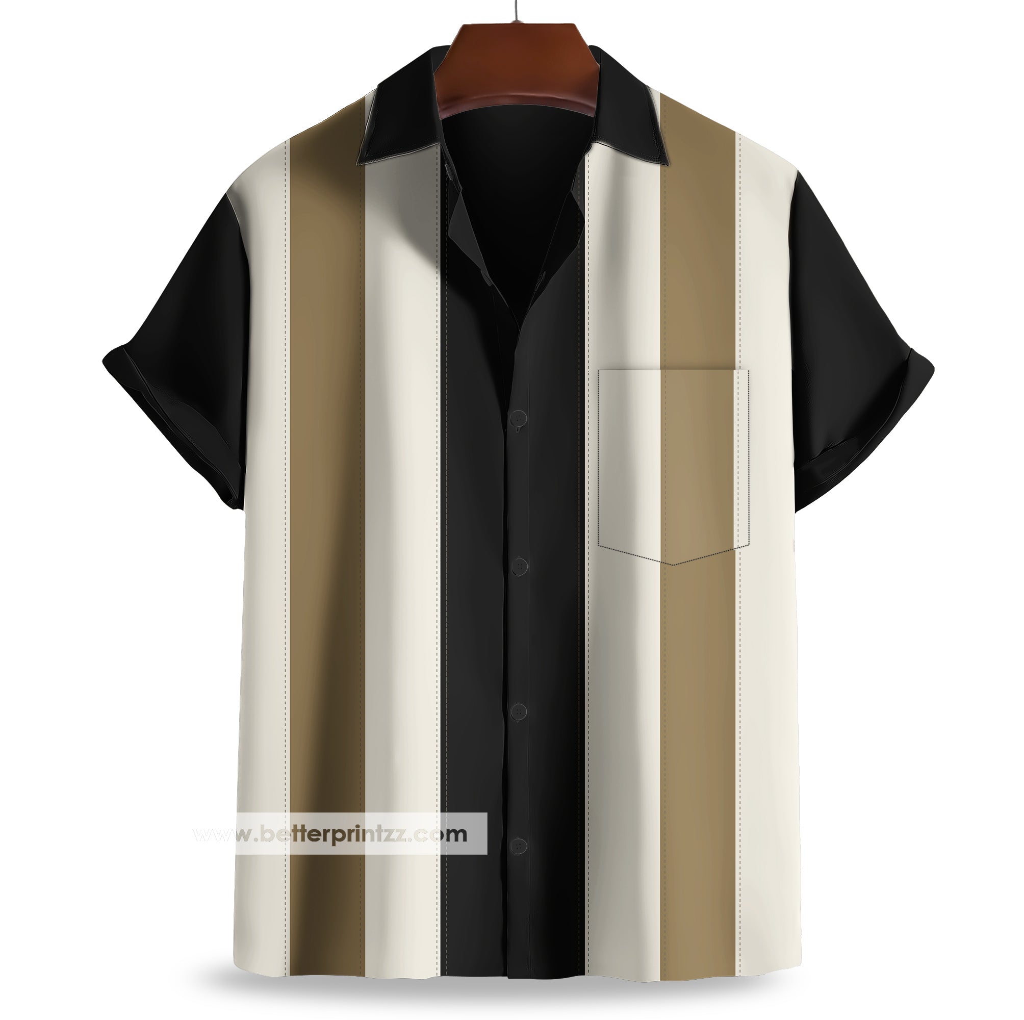 Tony Soprano Hawaiian Shirt, Sopranos Black Bowling Shirt Replica