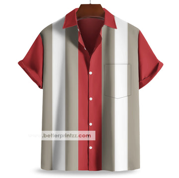 Printify All Over Prints Tony Soprano Hawaiian Shirt, Sopranos Red Bowling Shirt Replica