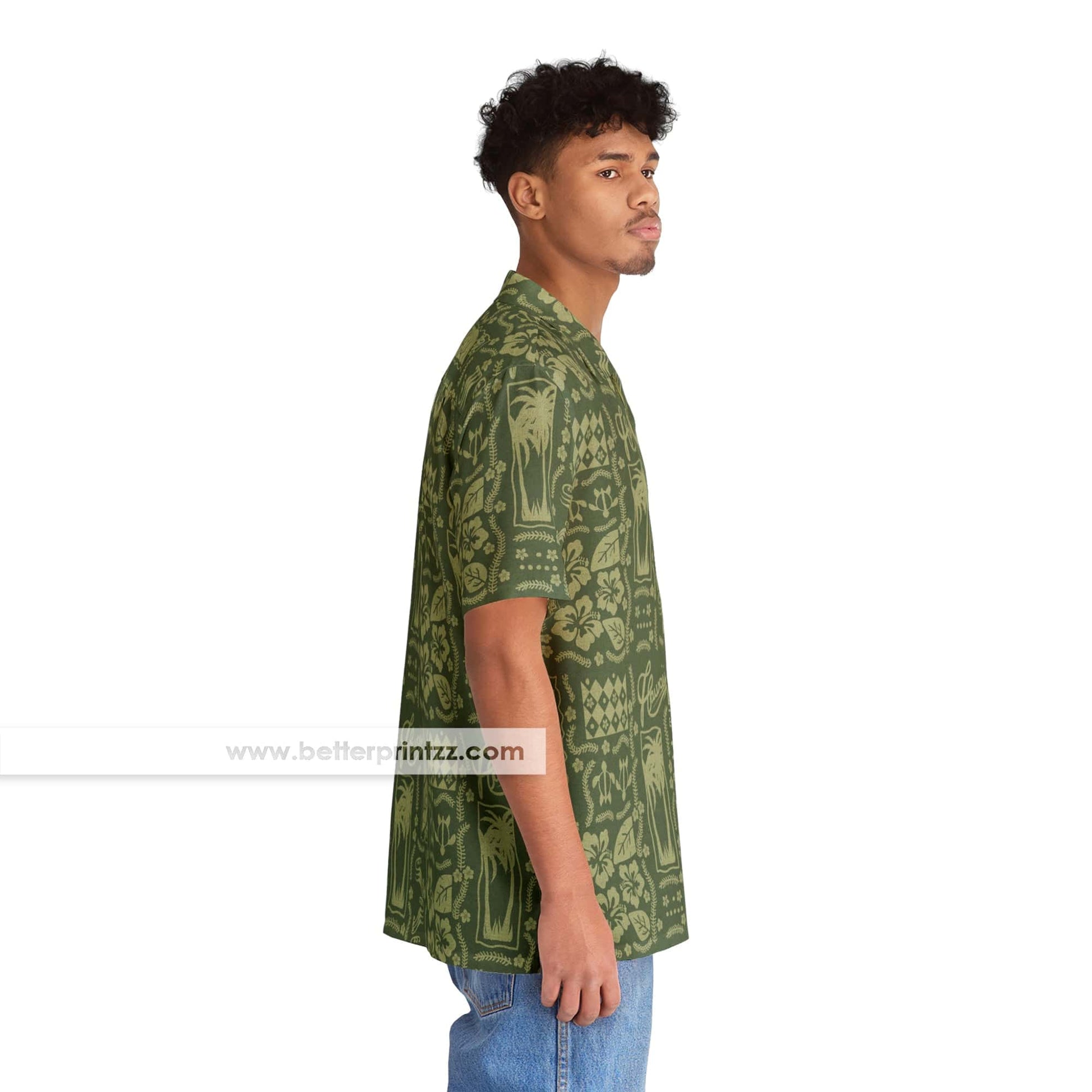 Printify All Over Prints Yu Nanba Hawaiian Shirt, Like a Dragon Infinite Wealth Cosplay, Yu Nanba Costume